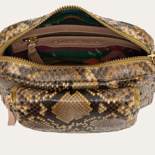 Claris Virot Sac Python Charly Desert