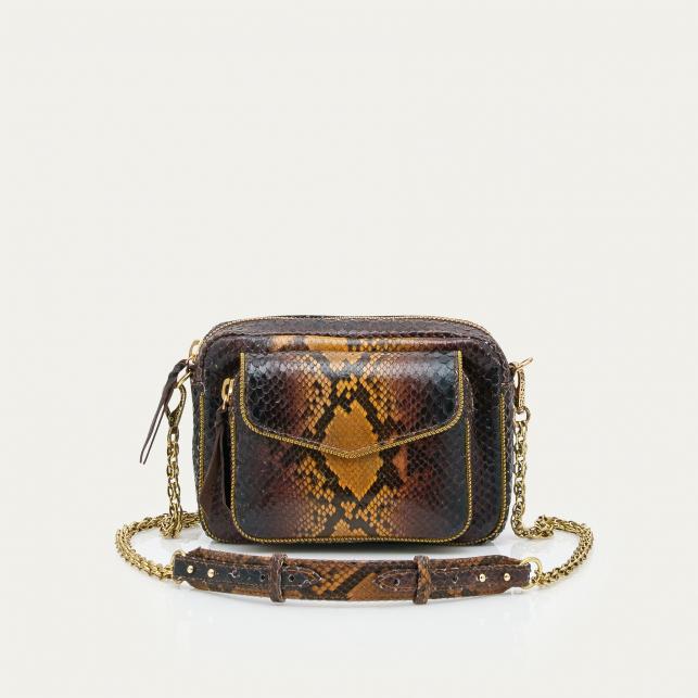 claris virot Sac Python Charly Oeil de Tigre