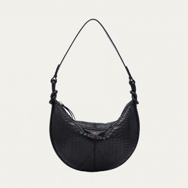 claris virot Sac Python Chris Noir