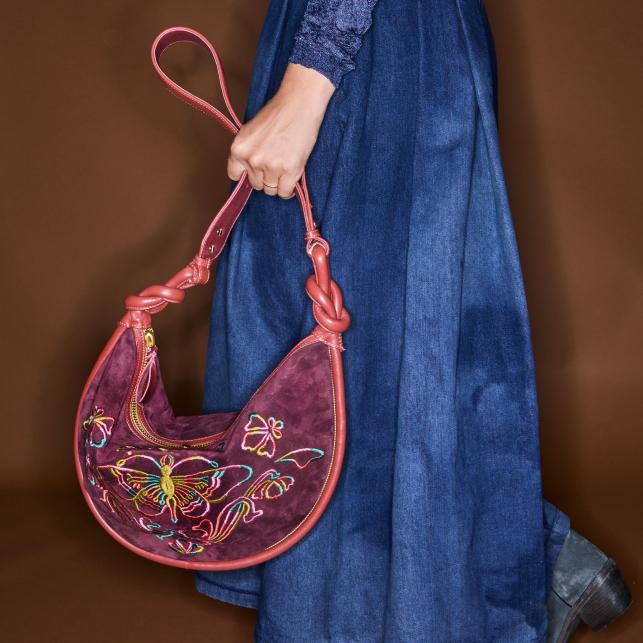 Claris Virot Sac Python Chris Vert