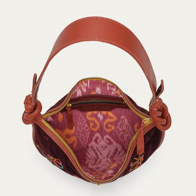 Claris Virot Sac Python Chris Vert