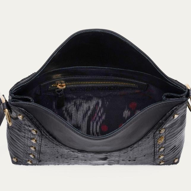 Claris Virot Sac Python Cobra Gaia Noir