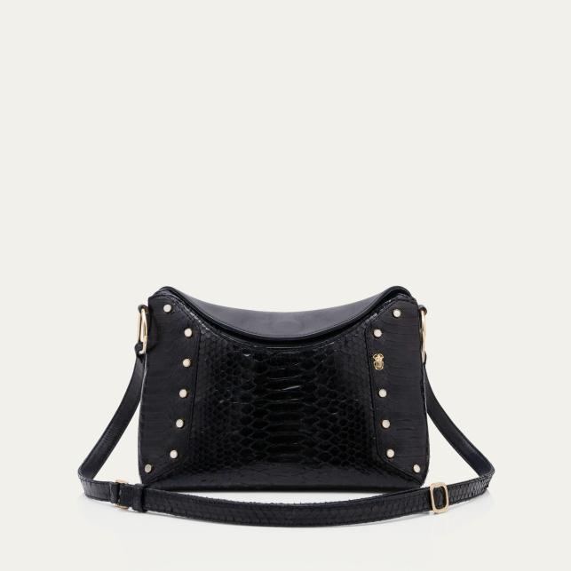 claris virot Sac Python Cobra Gaia Noir