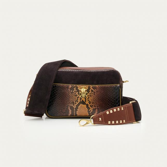 claris virot Sac Python Lily Oeil de Tigre