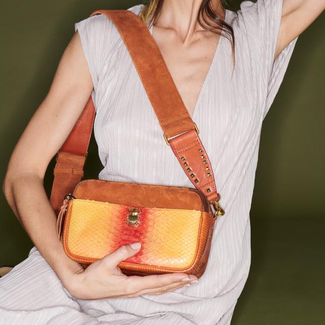 Claris Virot Sac Python Lily Tatsu