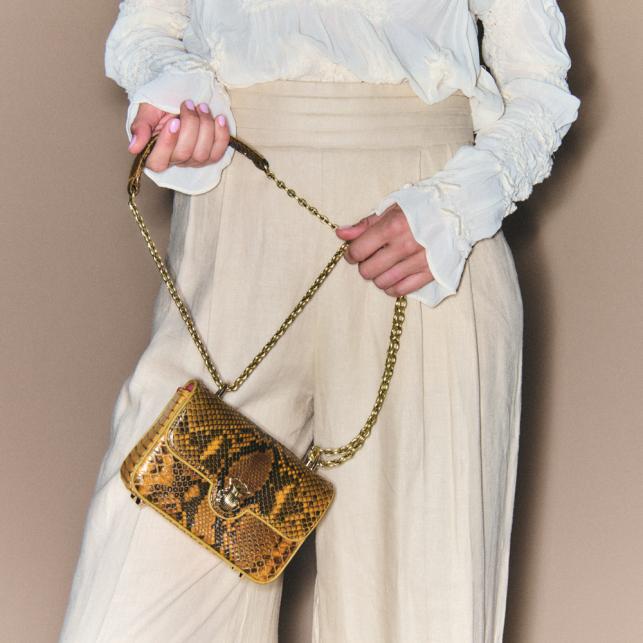 Claris Virot Sac Python Mini Ava Ranch