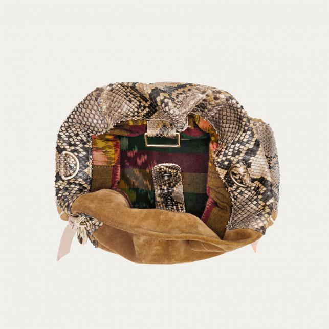 Claris Virot Sac Seau Python Lola Désert