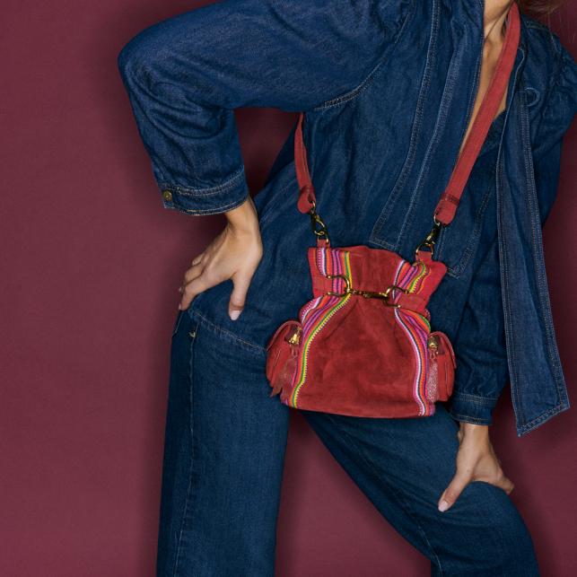 Claris Virot Sac Seau Tissu Lola Poncho