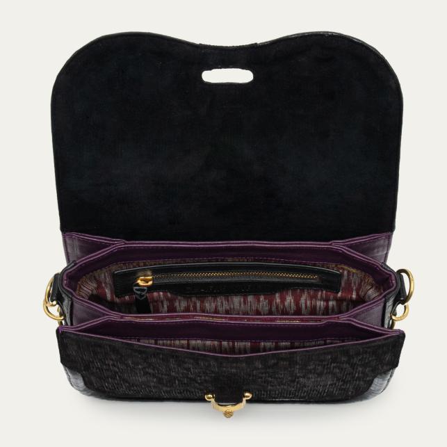 Claris Virot Sac Suede Manon Camouflage Métallique