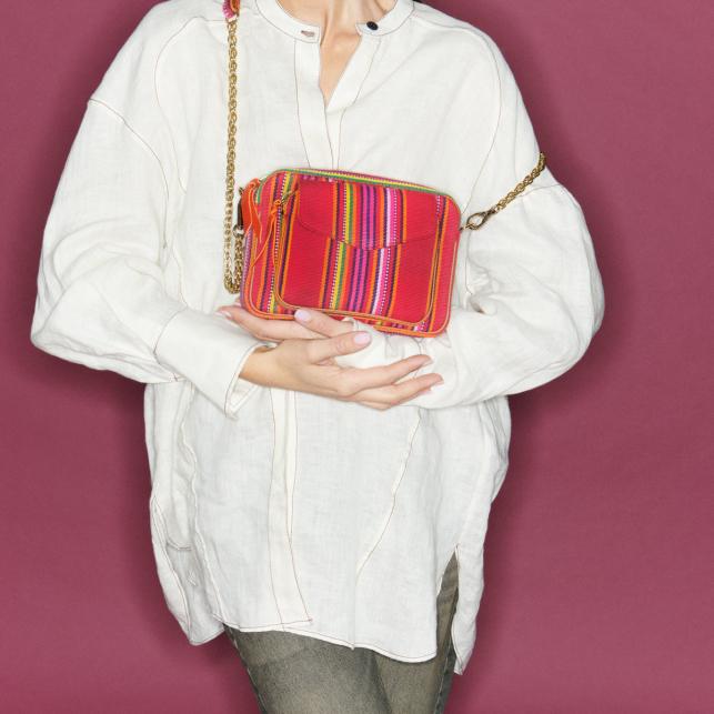 Claris Virot Sac Tissu Charly Poncho