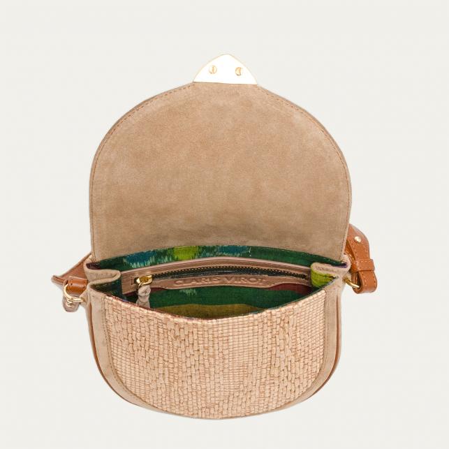 Claris Virot Sac Tissu Victoria Façon Raphia