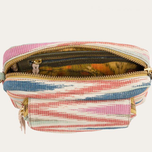 Claris Virot Sac Veau Velours Charly Aztec