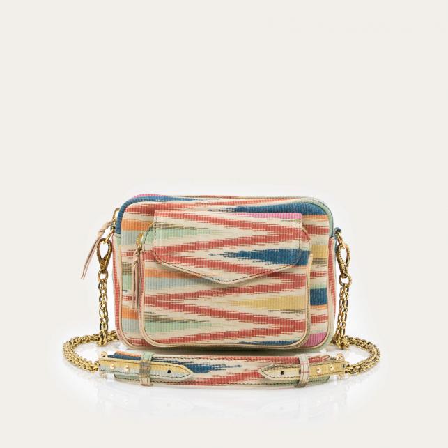 claris virot Sac Veau Velours Charly Aztec