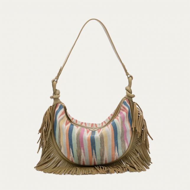 Claris Virot Sac Veau Velours Chris Aztec