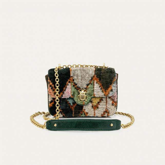 Claris Virot Sac Velours De Soie Mini Ava Multico