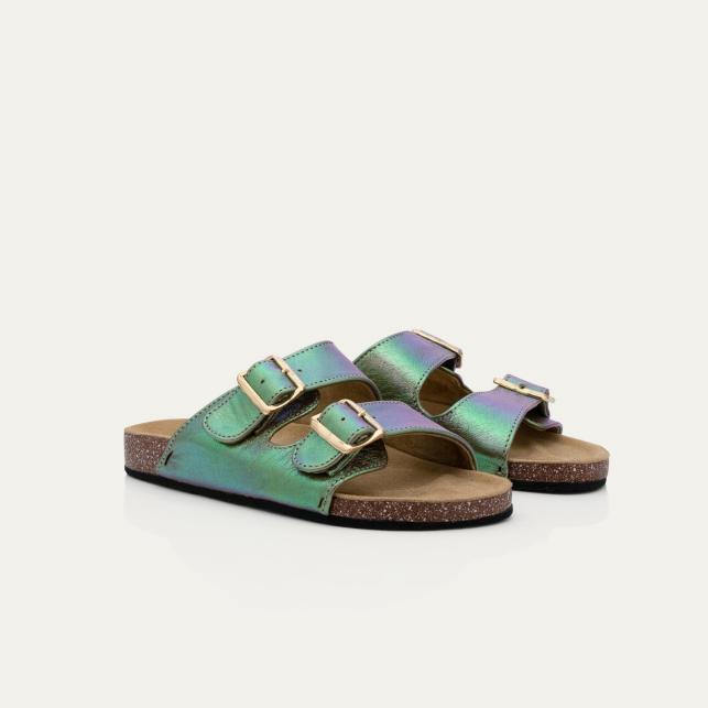 Claris Virot Sandales Cuir Odette Lune