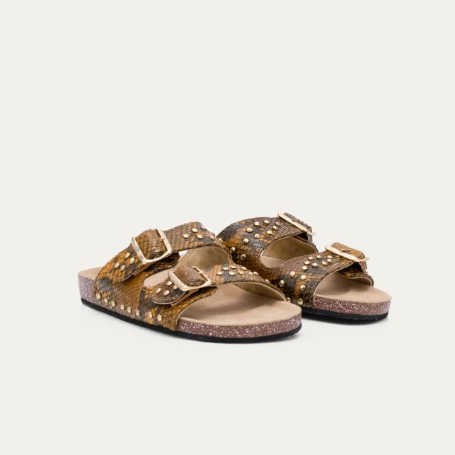 Claris Virot Sandales Python Odette Ranch