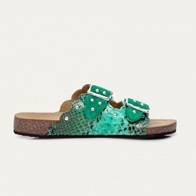 claris virot Sandales Python Odette Tulum