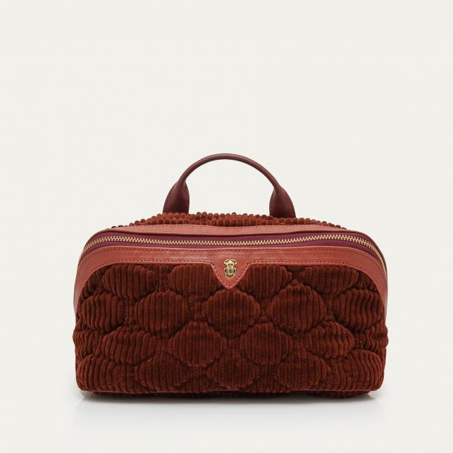 Claris Virot Trousse Python Paulette Verte