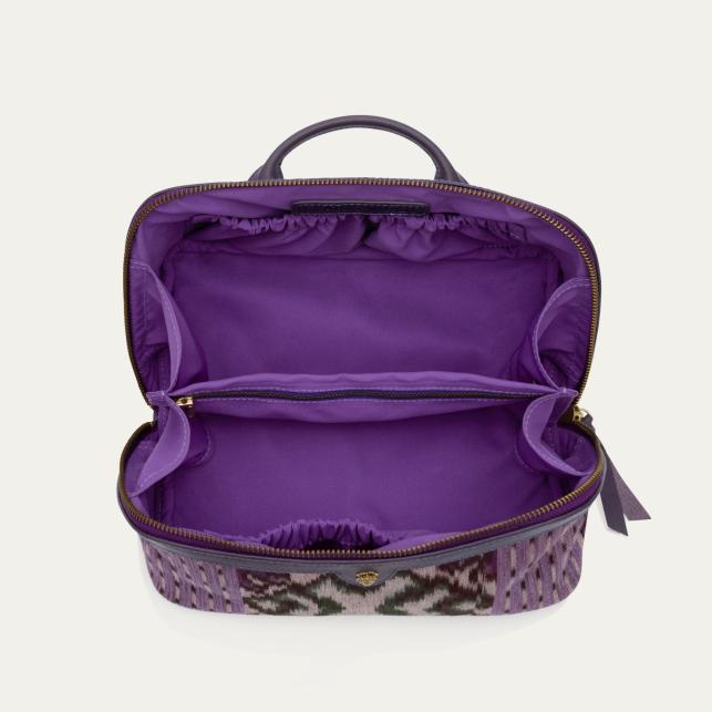 Claris Virot Trousse Tissu Charlotte Lune Violet