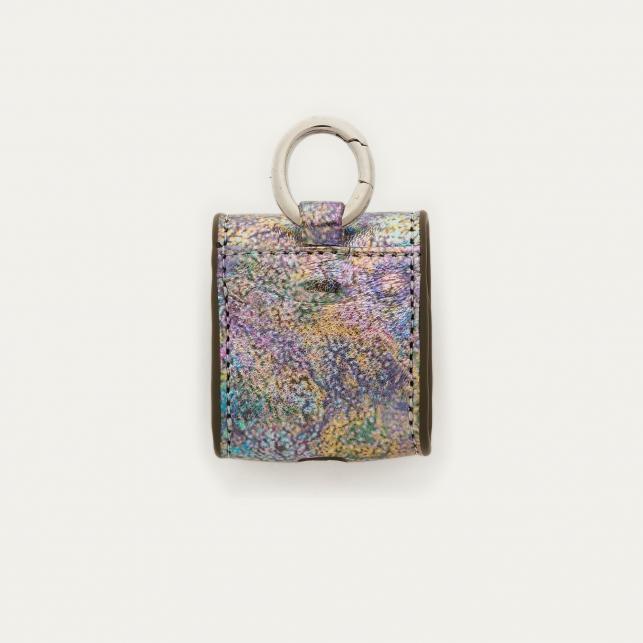 Claris Virot Etui Airpod Jamie Cuir Métallisé Essence
