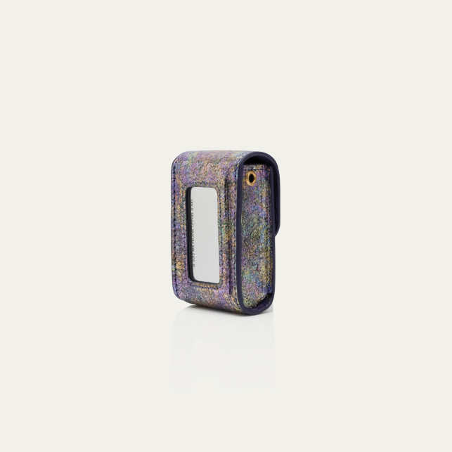Claris Virot Etui Rouge à Lèvres Dita Cuir Essence Métallique - Claris Virot