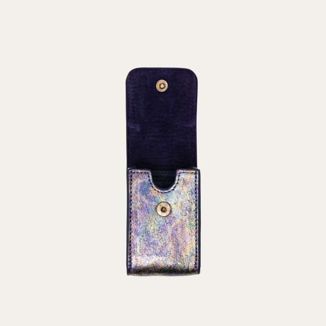 Claris Virot Etui Rouge à Lèvres Dita Cuir Essence Métallique - Claris Virot