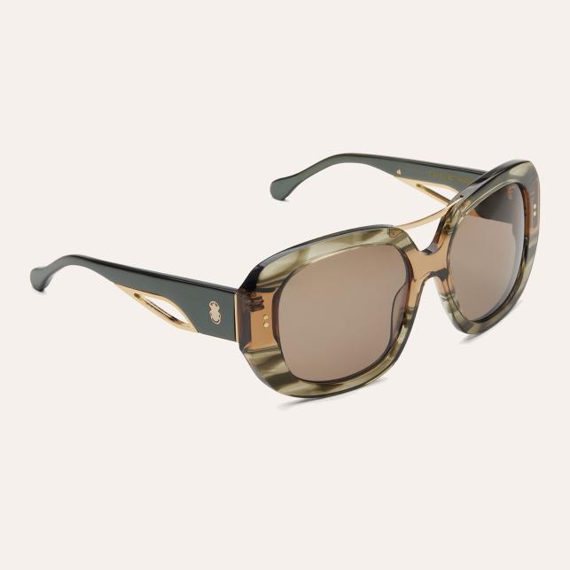 Claris Virot Lunette De Soleil Claris Virot Ceram Kaki G15 - Claris Virot