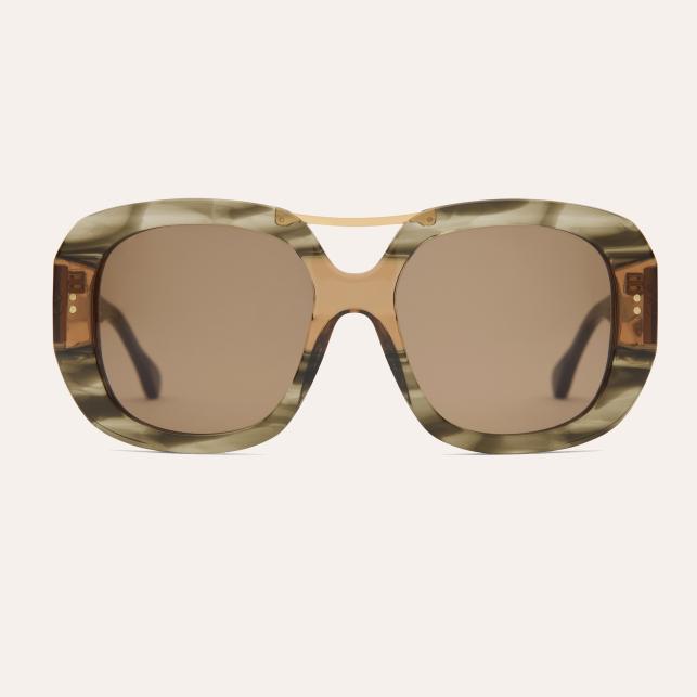 Claris Virot Lunette De Soleil Claris Virot Ceram Kaki G15 - Claris Virot