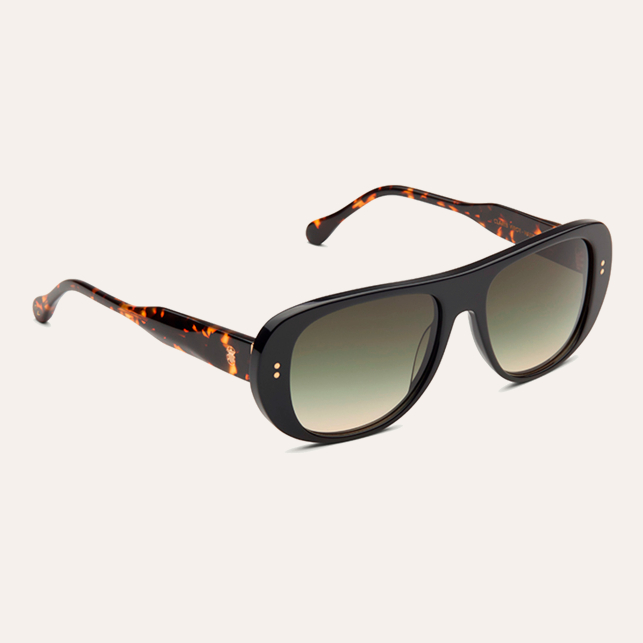 Claris Virot Lunettes De Soleil Madura Noir Bicolore