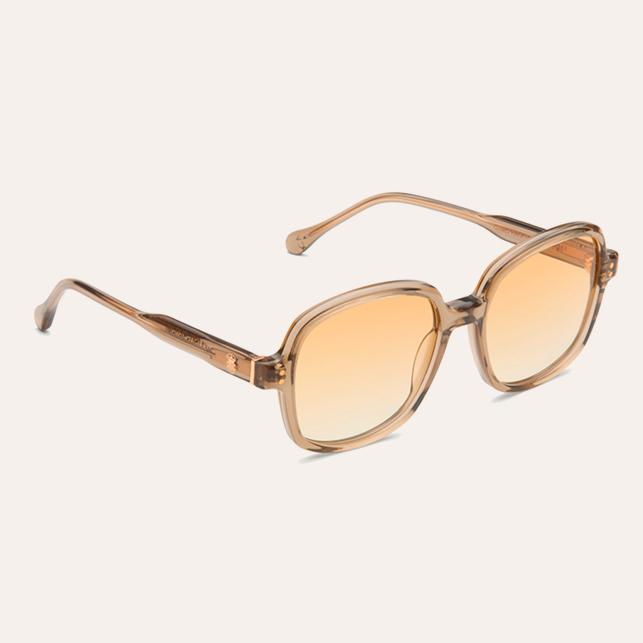 Claris Virot Lunettes De Soleil Nailaka Ambre Cristal