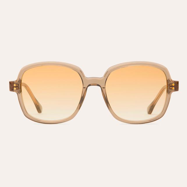 claris virot Lunettes de soleil Nailaka Ambre cristal