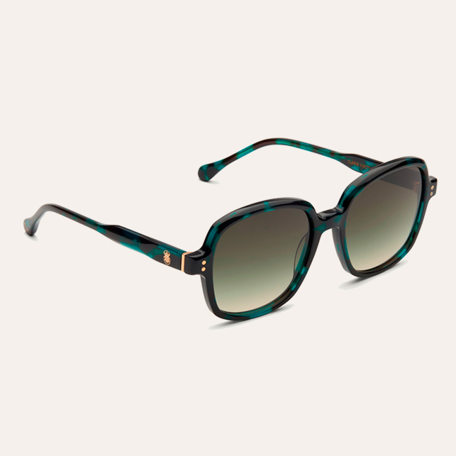 Claris Virot Lunettes De Soleil Nailaka Ecaille Bleue