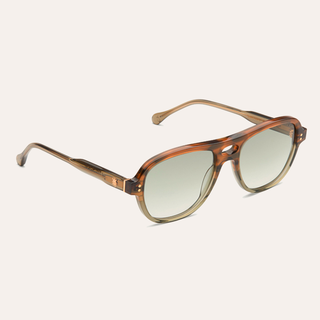 Claris Virot Lunettes De Soleil Solor Marron Camouflage