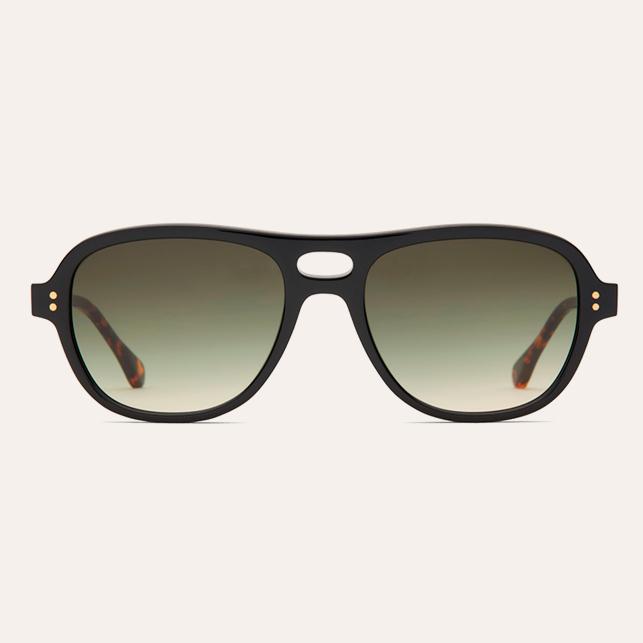 claris virot Lunettes de soleil Solor Noir Bicolore