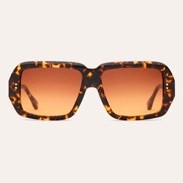 claris virot Lunettes de soleil Sumatra Ecaille Classique