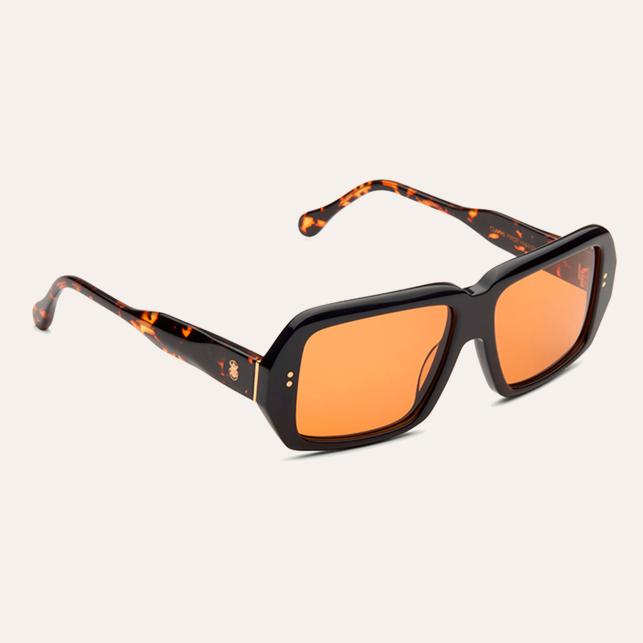 Claris Virot Lunettes De Soleil Sumatra Noir Bicolore