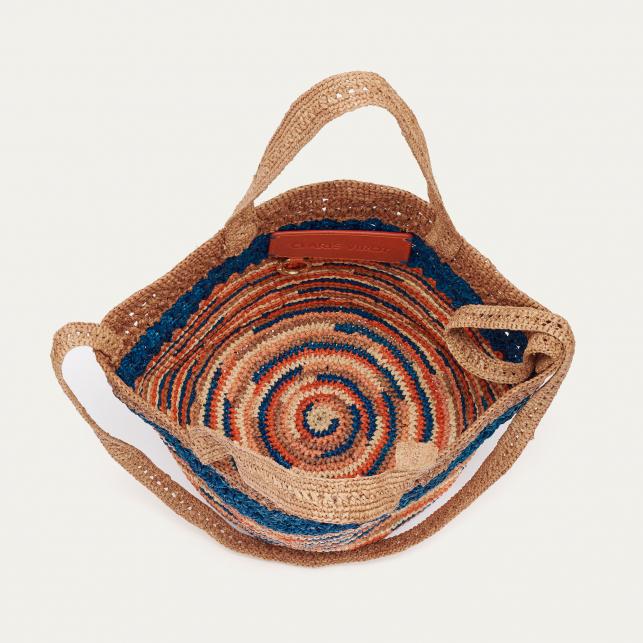 Claris Virot Mini Panier Stella S Raphia Raphia Multico