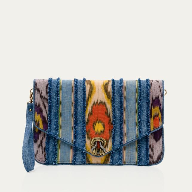 Claris Virot Pochette Patchwork De Tissus Alicia Lasso