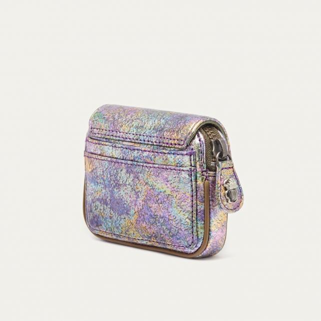 Claris Virot Porte-Monnaie Cuir Métallisé Karl Essence