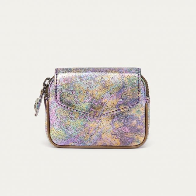 claris virot Porte-Monnaie Cuir Métallisé Karl Essence