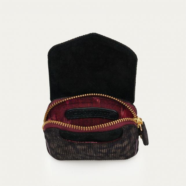 Claris Virot Porte-Monnaie CuirKarl Camo Métallique