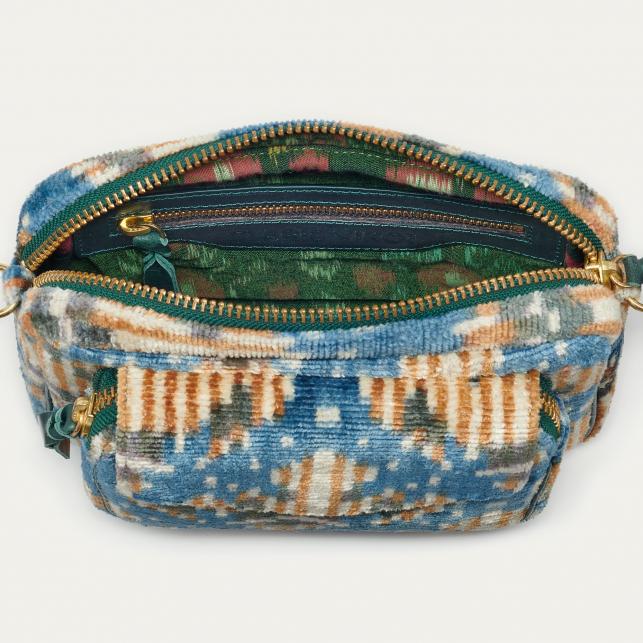 Claris Virot Sac Velours De Soie Charly Flocon De Neige