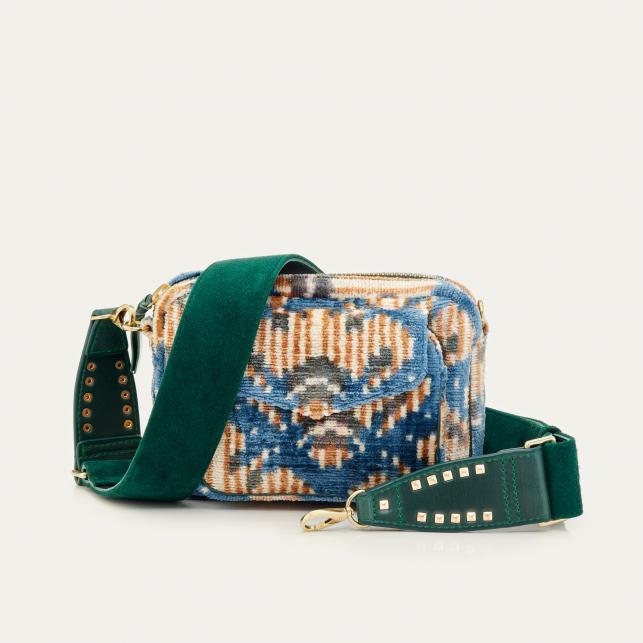 Claris Virot Sac Velours De Soie Charly Flocon De Neige