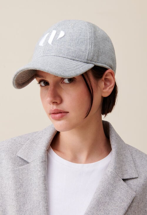 claudie Casquette broderie monogramme CP pour femme