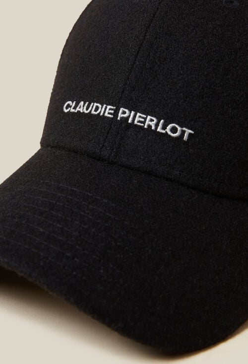 Claudie Casquette Logo Claudie Pierlot Noire Pour Femme