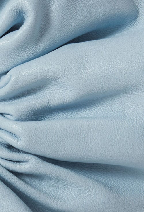 Claudie Chouchou Cuir Bordures Surpiquées Pour Femme