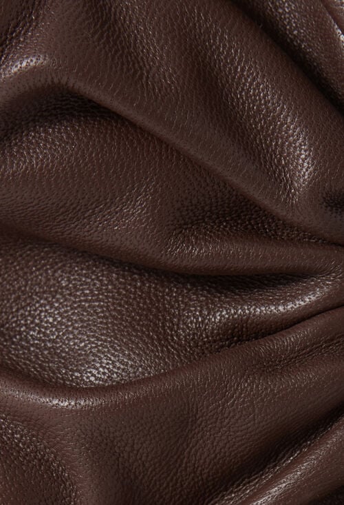 Claudie Chouchou Cuir Bordures Surpiquées Pour Femme