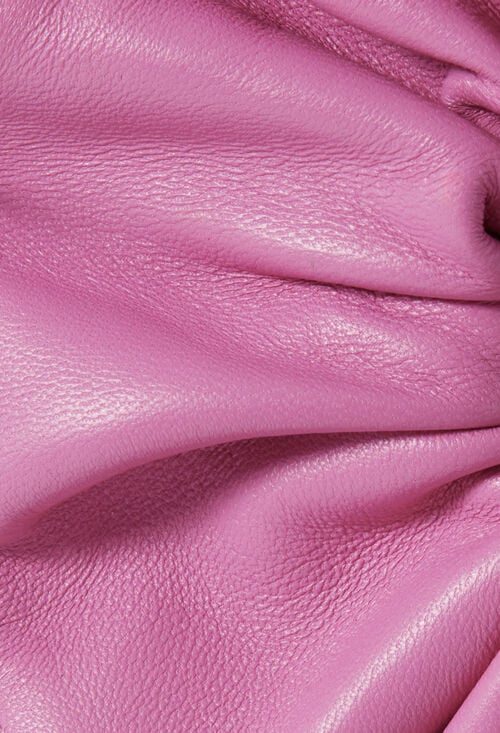 Claudie Chouchou Cuir Bordures Surpiquées Pour Femme