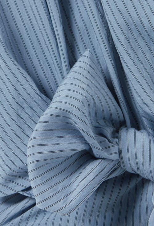 Claudie Blouse Cache-cœur Rayée Pour Femme